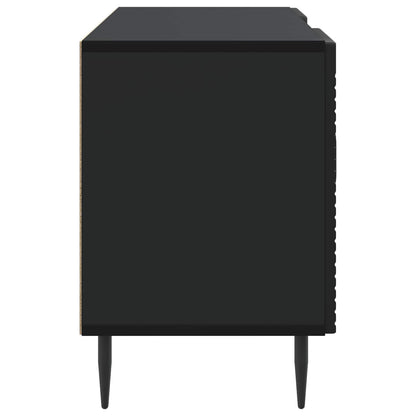 TV-kast Zwart 102 x 34,5 x 50 cm Bewerkt hout