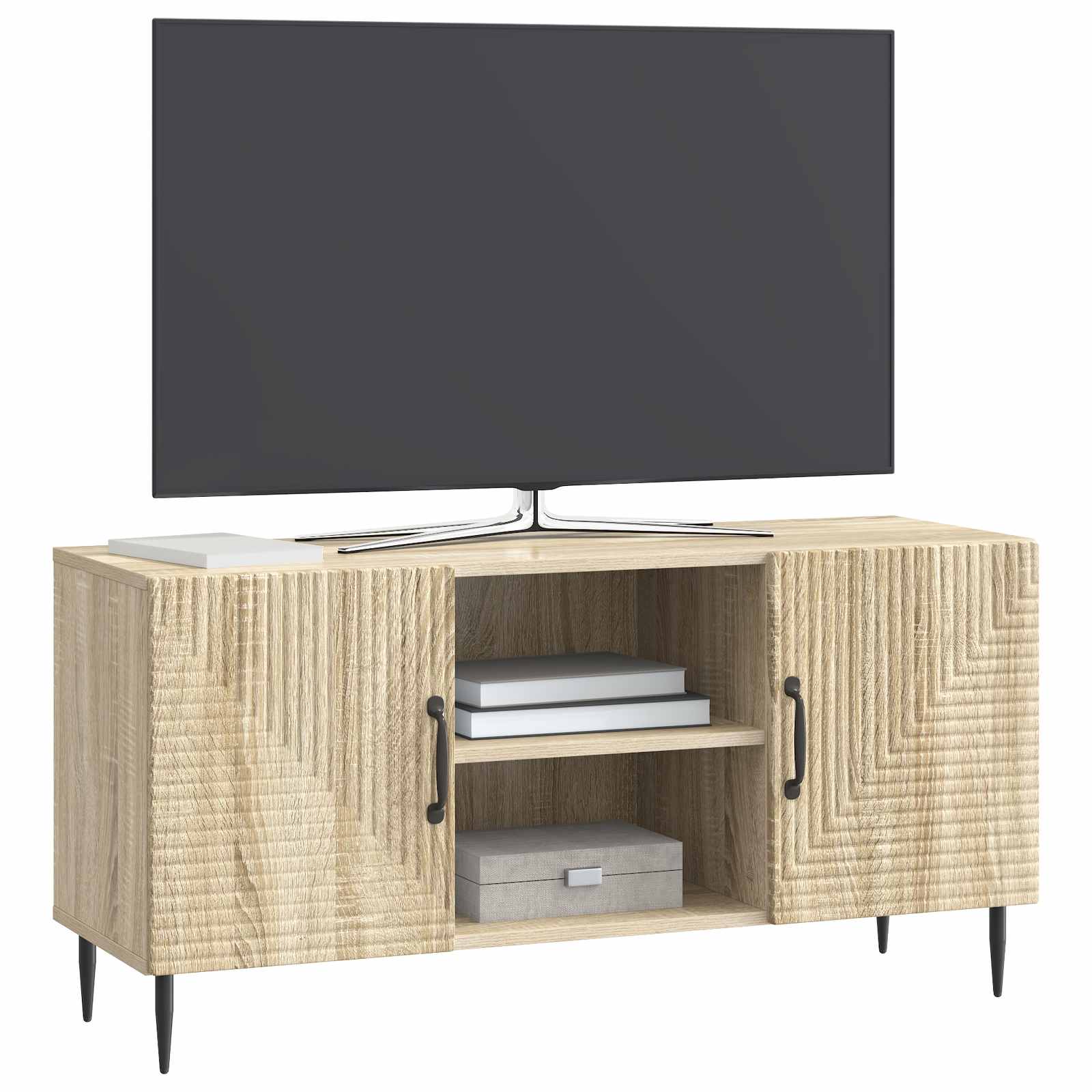 TV-kast Sonoma Eiken 102 x 34,5 x 50 cm Bewerkt hout