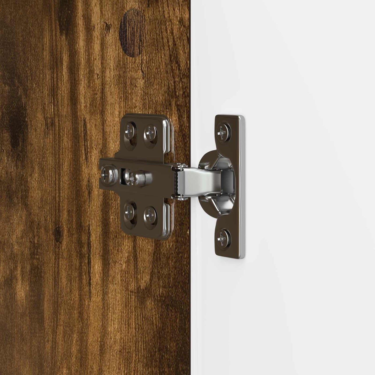 TV-kast Gerookt eiken 102 x 34,5 x 50 cm Bewerkt hout