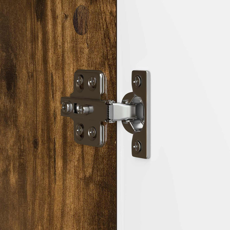 TV-kast Gerookt eiken 102 x 34,5 x 50 cm Bewerkt hout