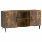 TV cabinet Smoked oak 102 x 34.5 x 50 cm Engineered wood
