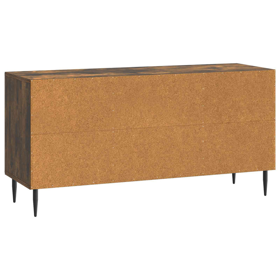 TV-kast Gerookt eiken 102 x 34,5 x 50 cm Bewerkt hout