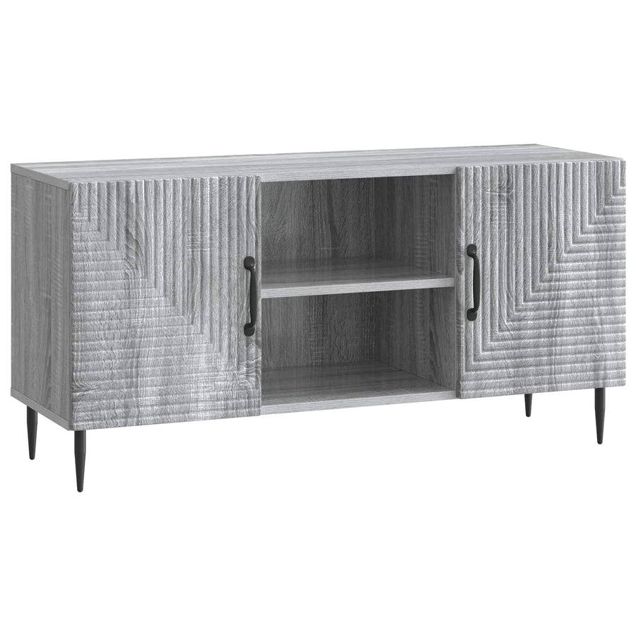 TV-kast Grijs sonoma 102 x 34,5 x 50 cm Bewerkt hout