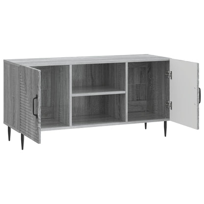 TV-kast Grijs sonoma 102 x 34,5 x 50 cm Bewerkt hout