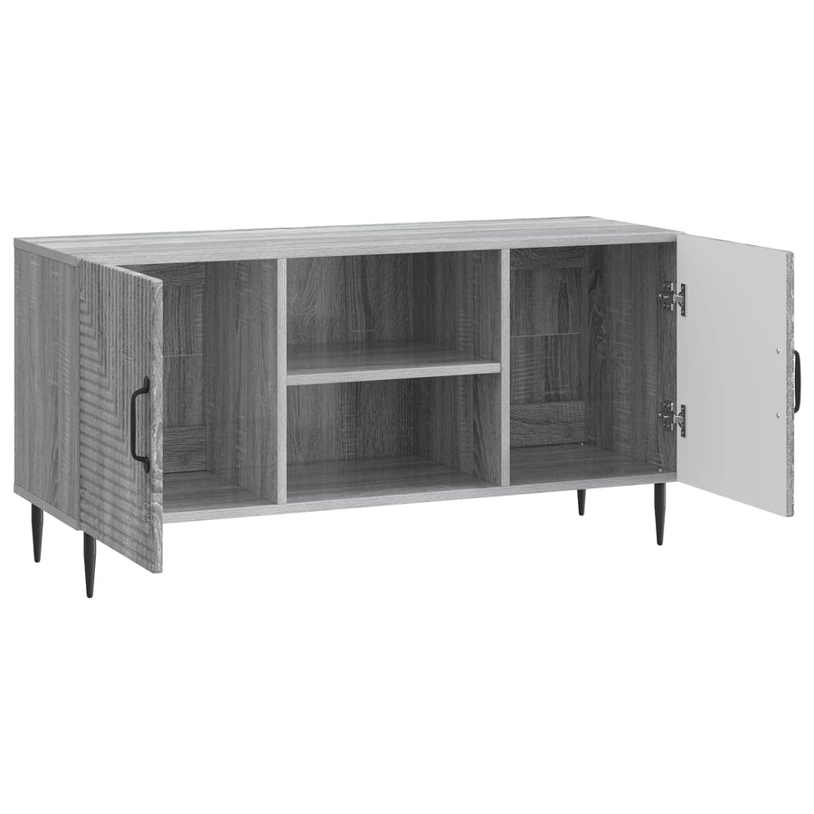 TV-kast Grijs sonoma 102 x 34,5 x 50 cm Bewerkt hout