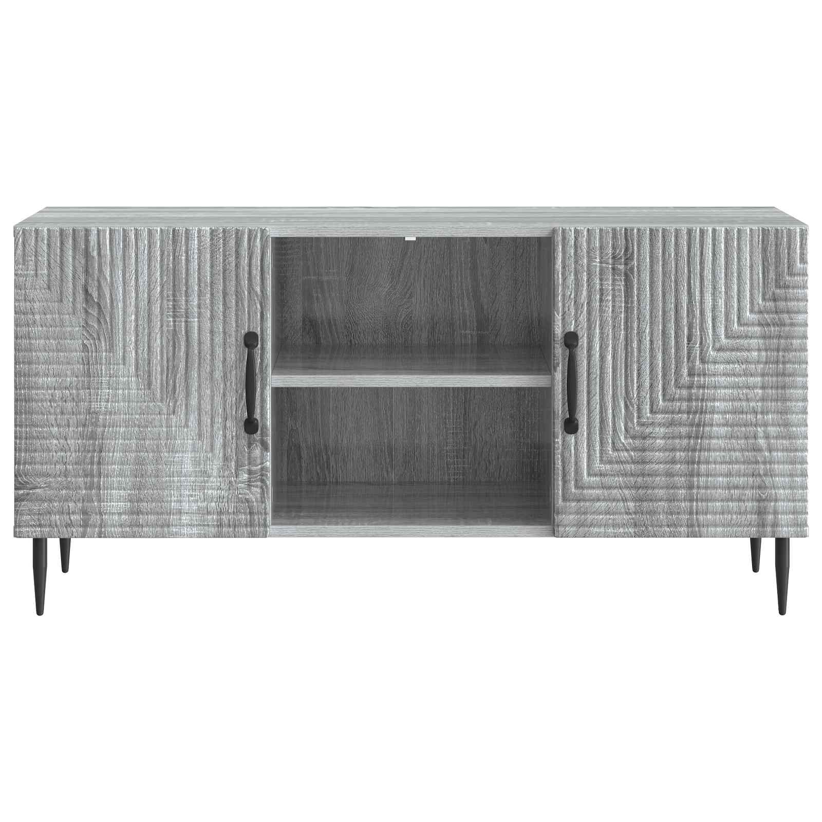 TV-kast Grijs sonoma 102 x 34,5 x 50 cm Bewerkt hout