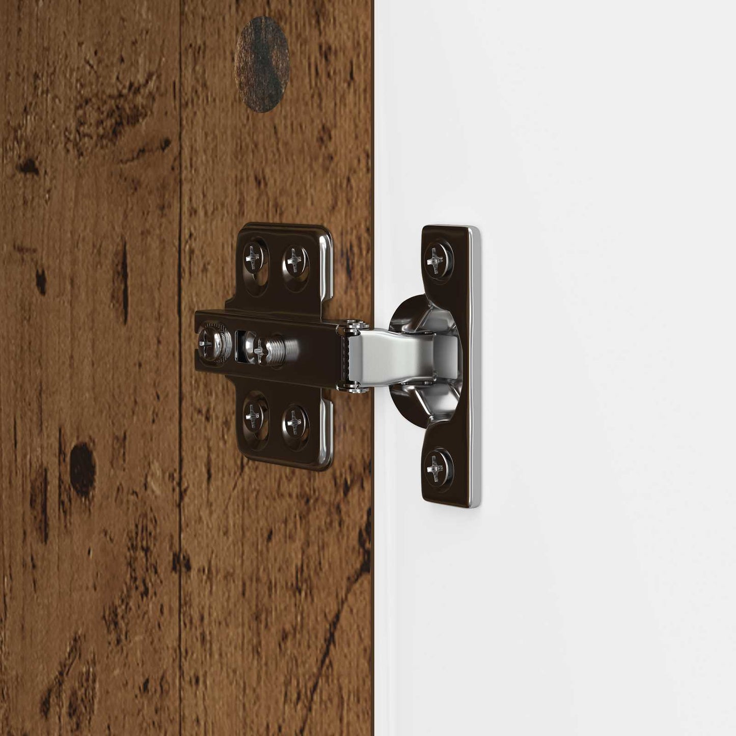 TV-kast Oud hout 102 x 34,5 x 50 cm Bewerkt hout