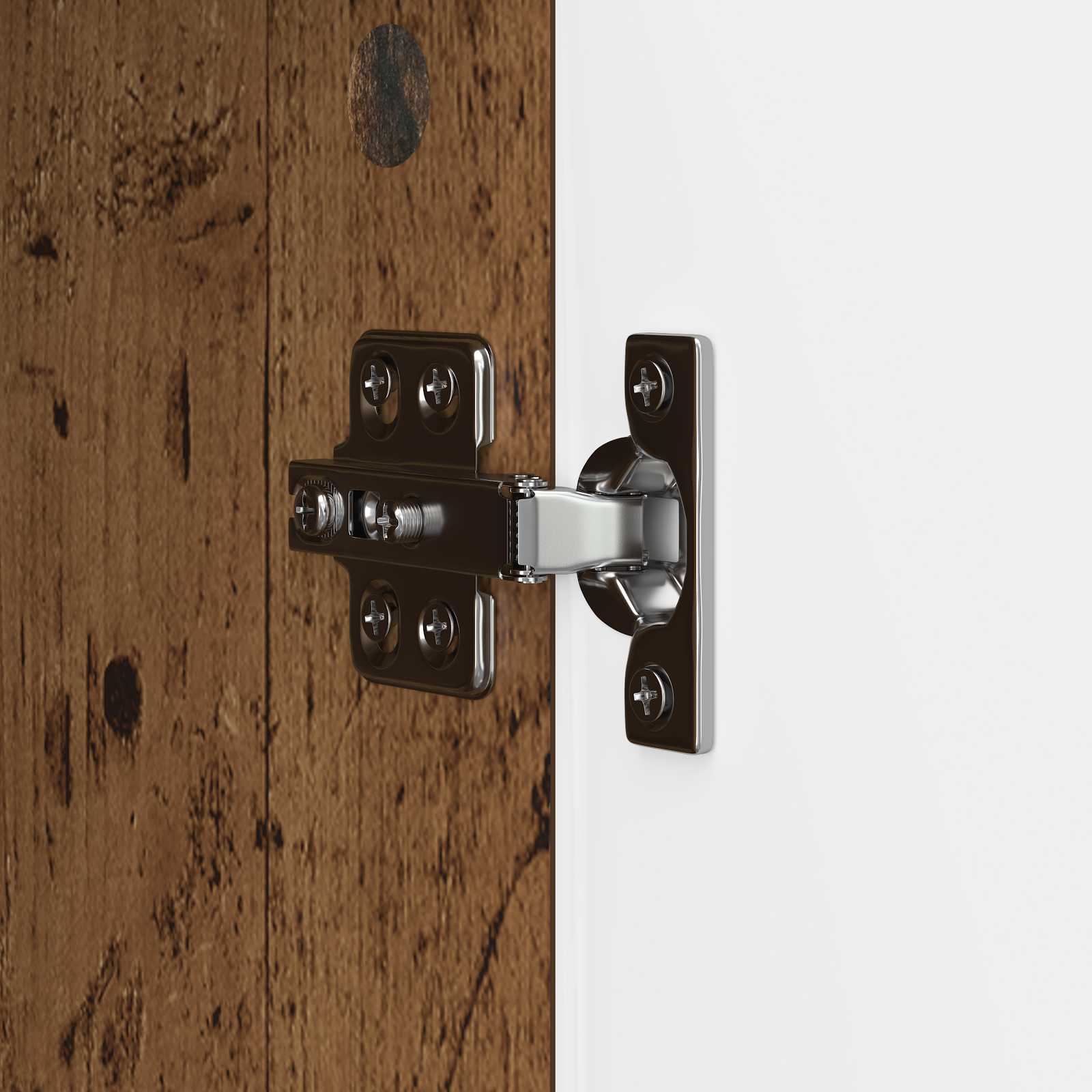 TV-kast Oud hout 102 x 34,5 x 50 cm Bewerkt hout