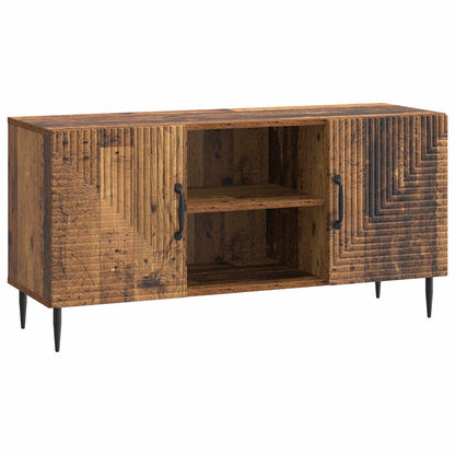 TV-kast Oud hout 102 x 34,5 x 50 cm Bewerkt hout
