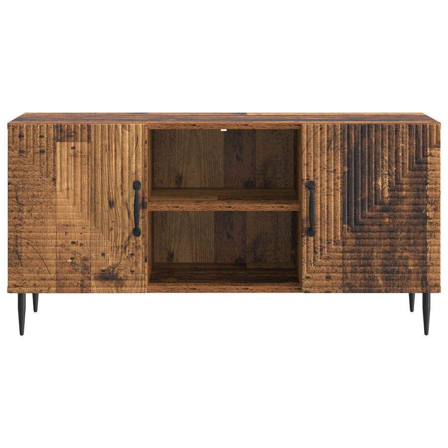 TV-kast Oud hout 102 x 34,5 x 50 cm Bewerkt hout