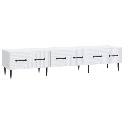 TV-kast met lade Wit 147 x 34,5 x 30 cm Bewerkt hout