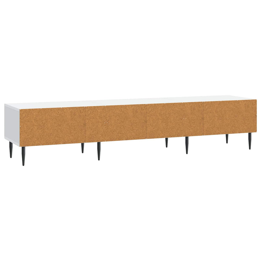 TV-kast met lade Wit 147 x 34,5 x 30 cm Bewerkt hout