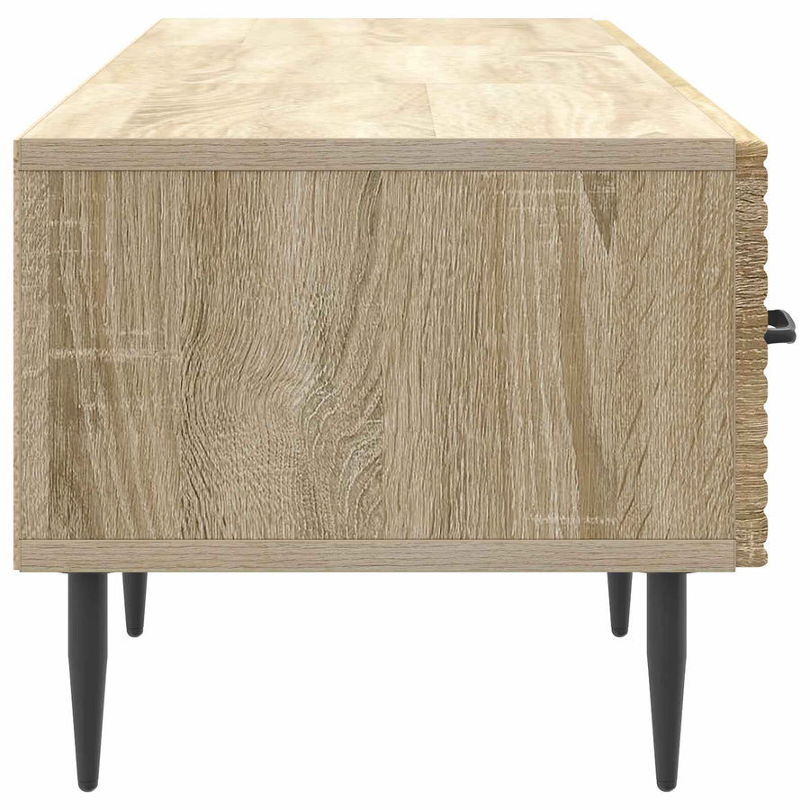 TV-kast met lade Sonoma Eiken 147 x 34,5 x 30 cm Bewerkt hout