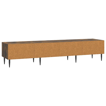 TV-kast met lade Gerookt eiken 147 x 34,5 x 30 cm Bewerkt hout