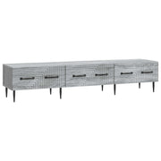 Tv-kast 147x34,5x30 cm grijs sonoma bewerkt hout