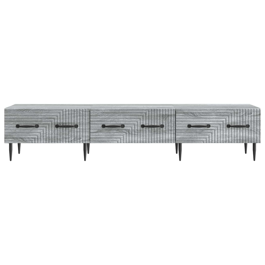 TV-kast met lade Grijs sonoma 147 x 34,5 x 30 cm Bewerkt hout