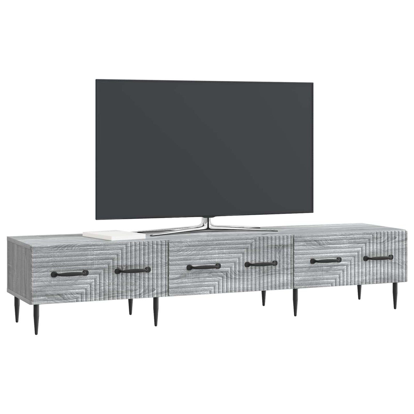 TV-kast met lade Grijs sonoma 147 x 34,5 x 30 cm Bewerkt hout