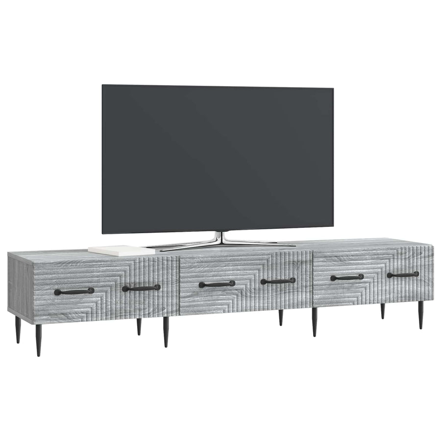 TV-kast met lade Grijs sonoma 147 x 34,5 x 30 cm Bewerkt hout