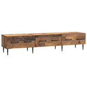 TV-kast 147x34,5x30 cm bewerkt hout