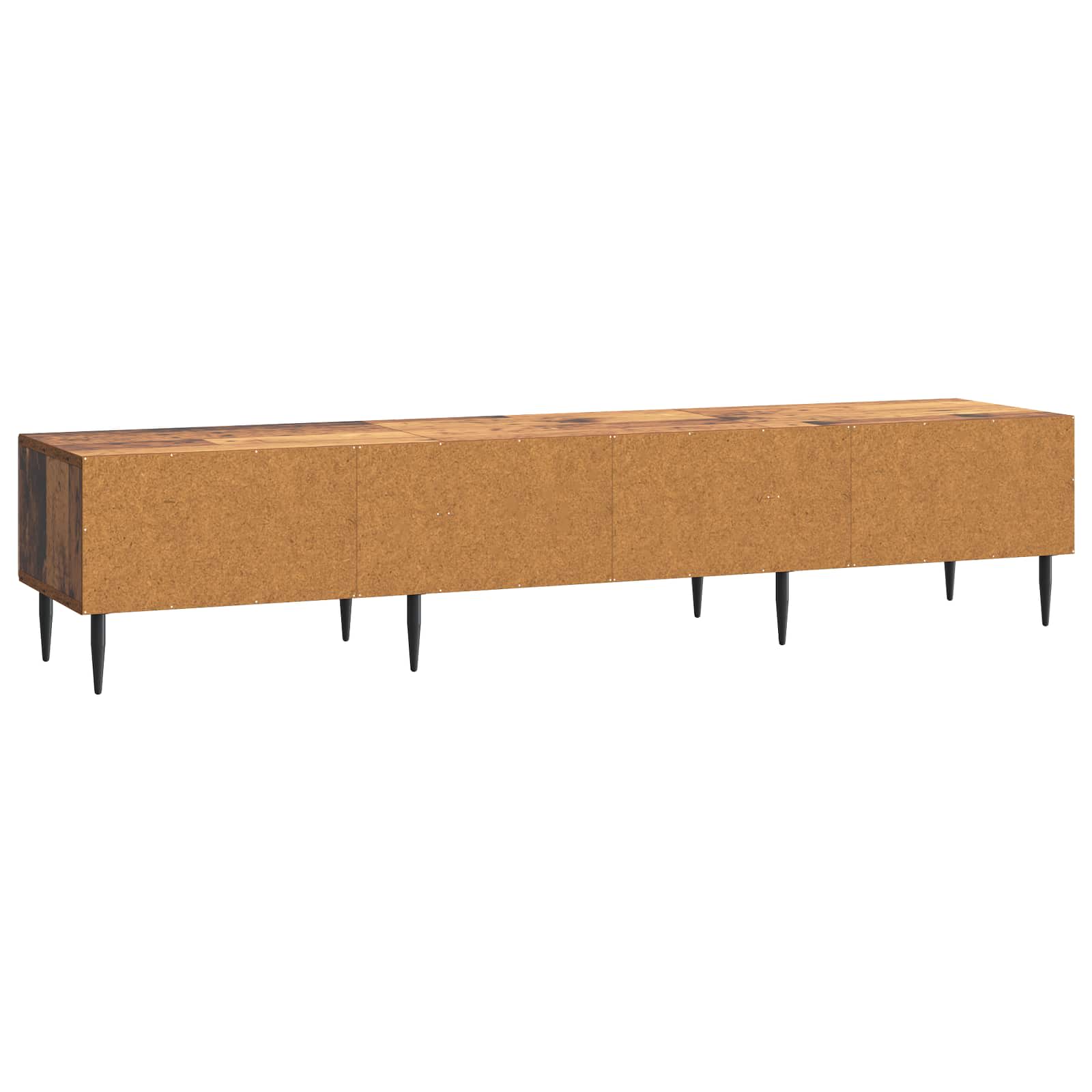 TV-kast met lade Oud hout 147 x 34,5 x 30 cm Bewerkt hout