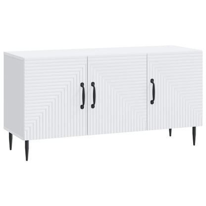 TV-kast Wit 99 x 34,5 x 50 cm Bewerkt hout