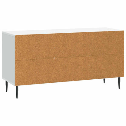 TV-kast Wit 99 x 34,5 x 50 cm Bewerkt hout