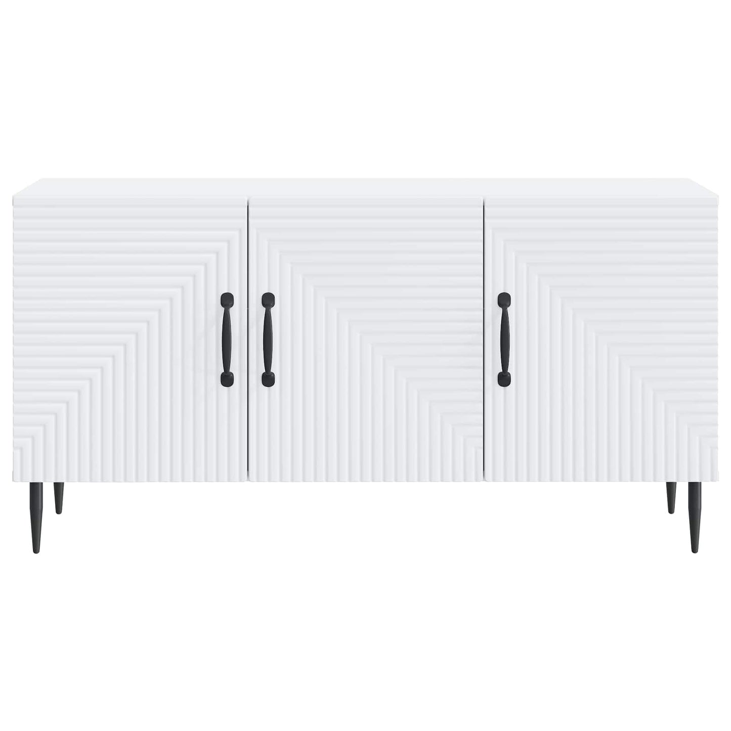 TV-kast Wit 99 x 34,5 x 50 cm Bewerkt hout