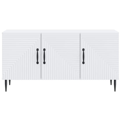 TV-kast Wit 99 x 34,5 x 50 cm Bewerkt hout
