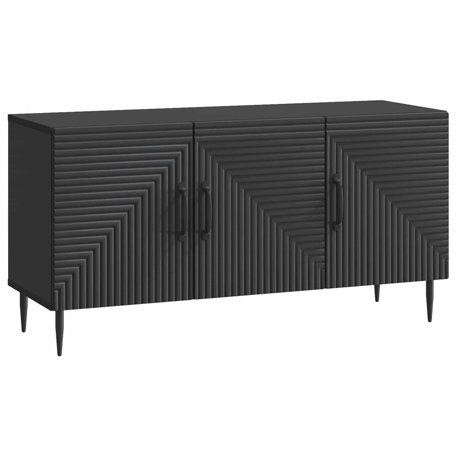 TV-kast Zwart 99 x 34,5 x 50 cm Bewerkt hout