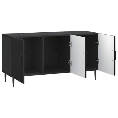 TV-kast Zwart 99 x 34,5 x 50 cm Bewerkt hout
