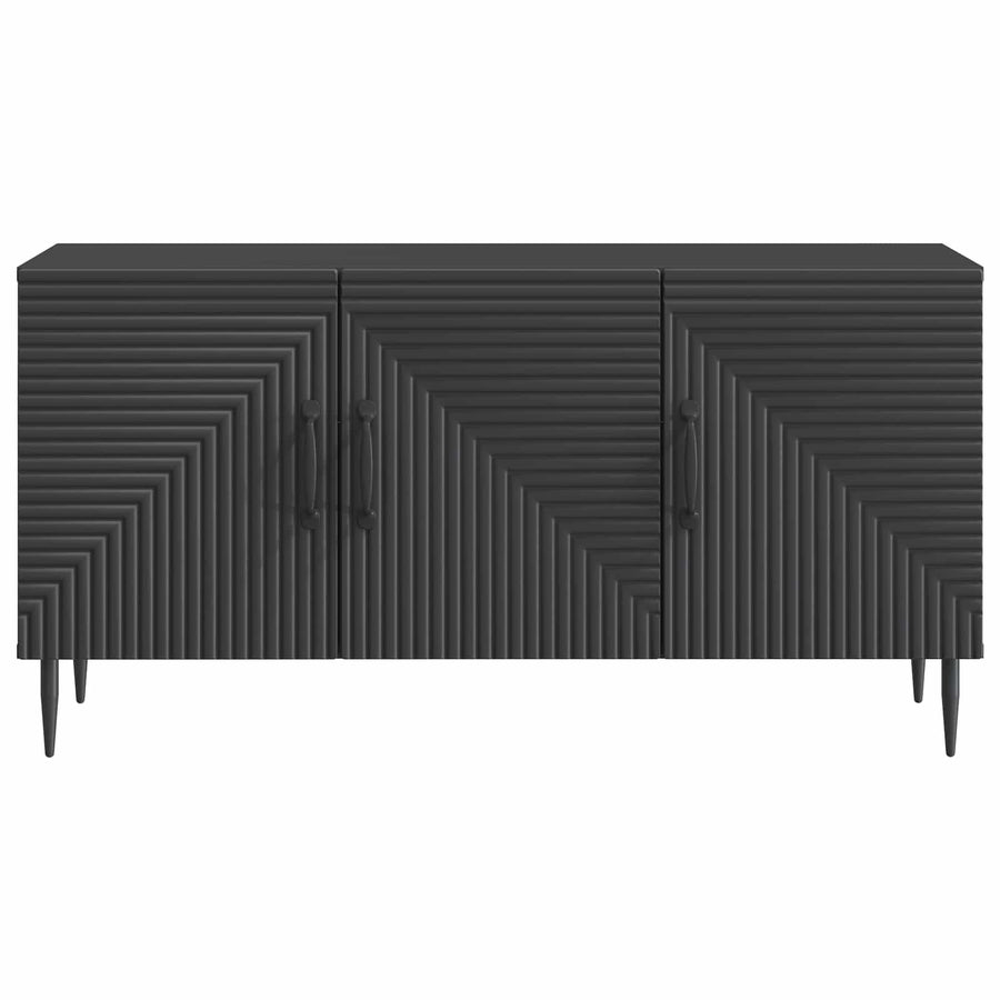 TV-kast Zwart 99 x 34,5 x 50 cm Bewerkt hout
