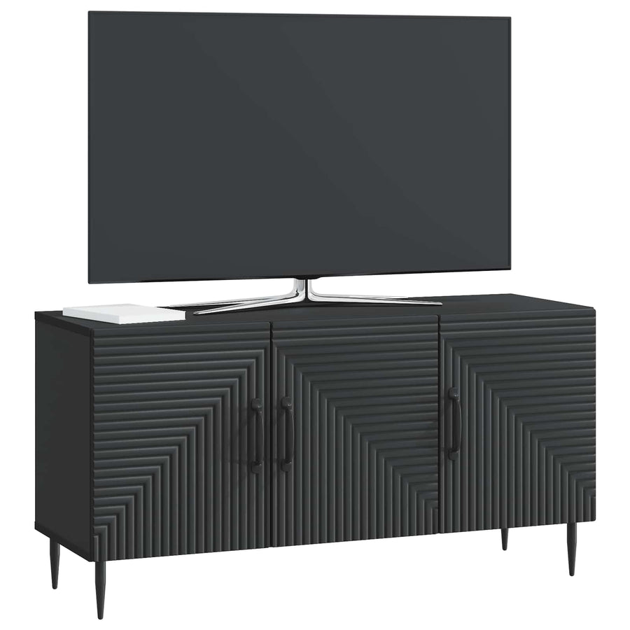 TV-kast Zwart 99 x 34,5 x 50 cm Bewerkt hout