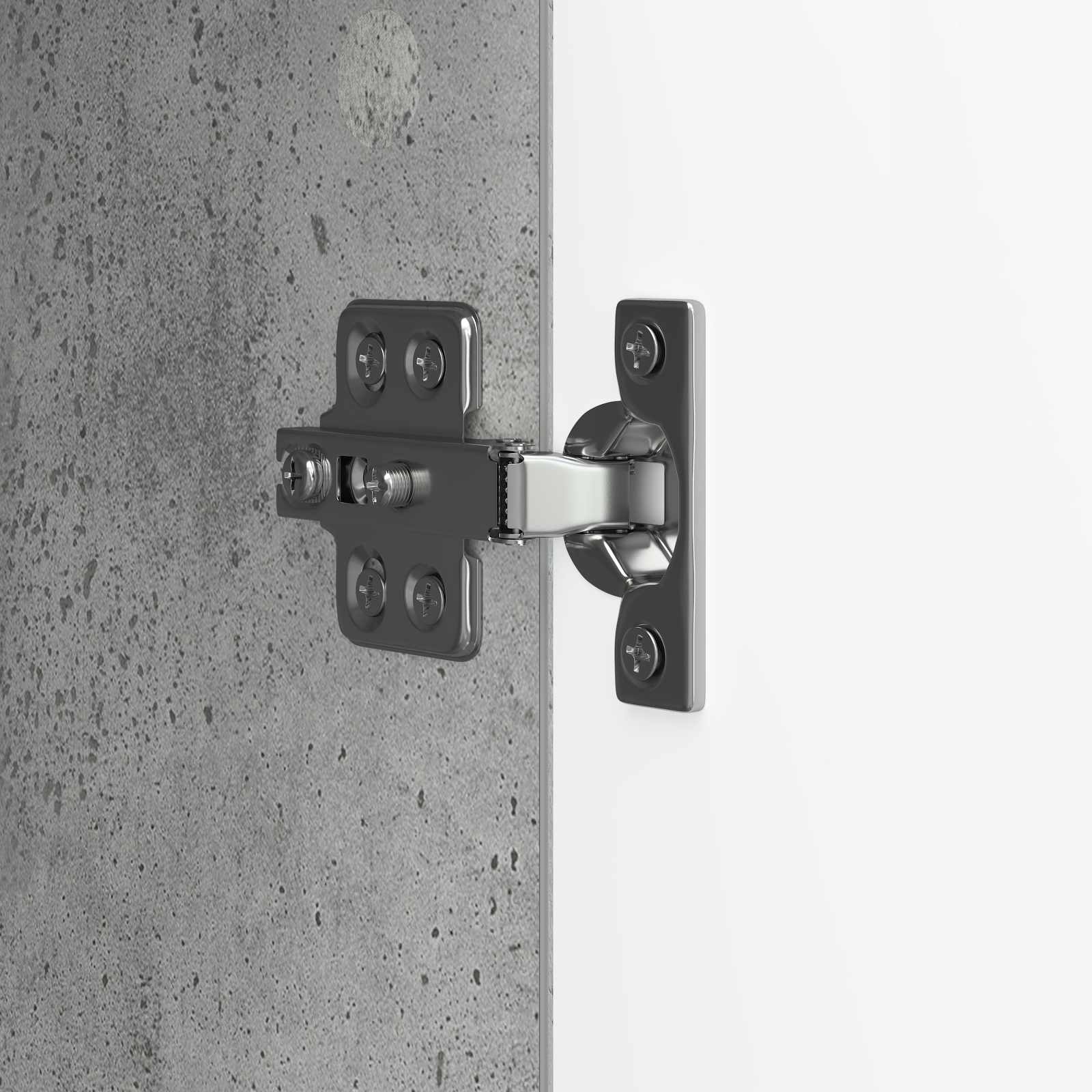 TV-kast Betongrijs 99 x 34,5 x 50 cm Bewerkt hout