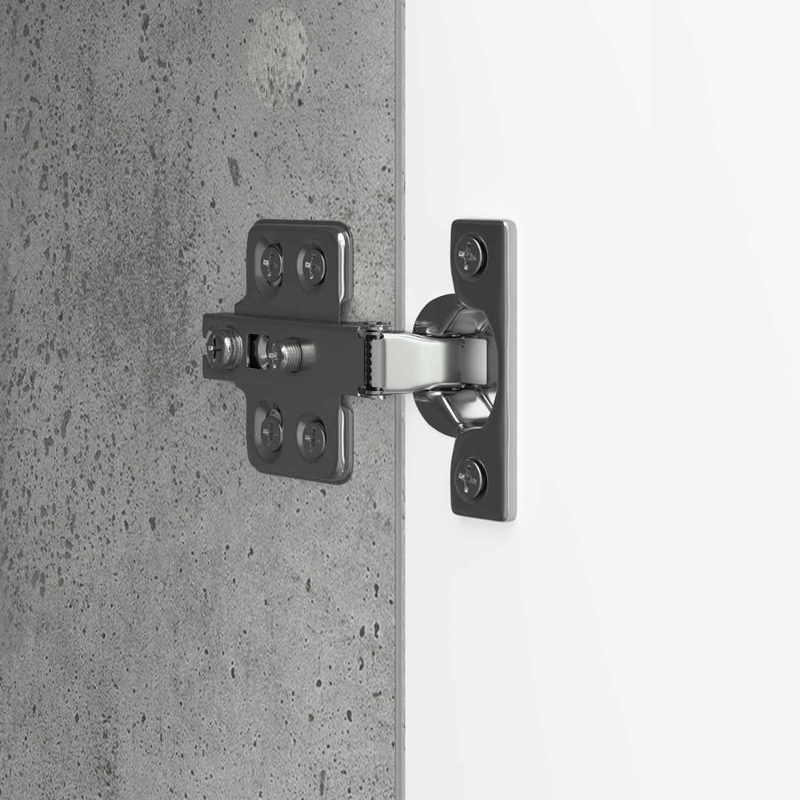 TV-kast Betongrijs 99 x 34,5 x 50 cm Bewerkt hout