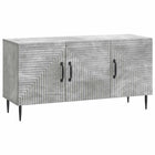 TV-kast 99x34,5x50 cm betongrijs bewerkt hout