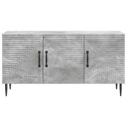 TV-kast Betongrijs 99 x 34,5 x 50 cm Bewerkt hout