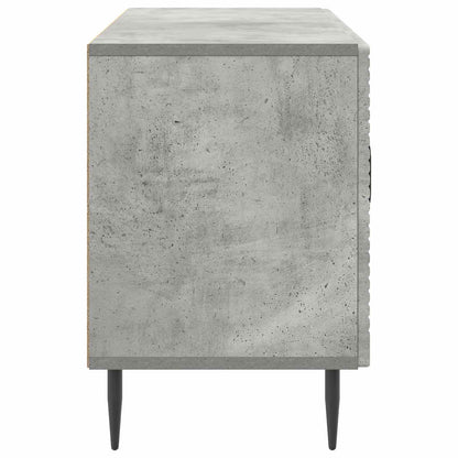 TV-kast Betongrijs 99 x 34,5 x 50 cm Bewerkt hout