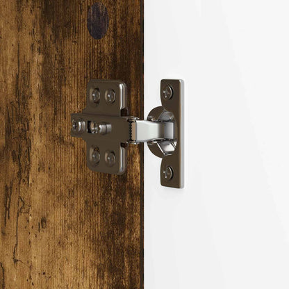 TV-kast Gerookt eiken 99 x 34,5 x 50 cm Bewerkt hout