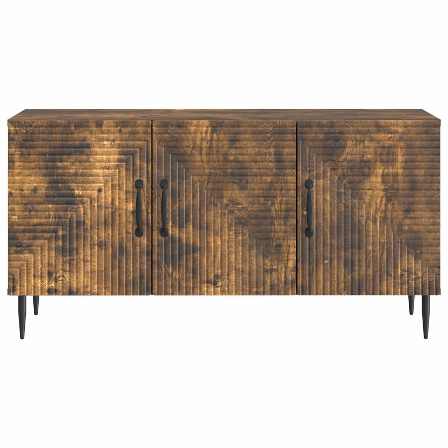 TV-kast Gerookt eiken 99 x 34,5 x 50 cm Bewerkt hout