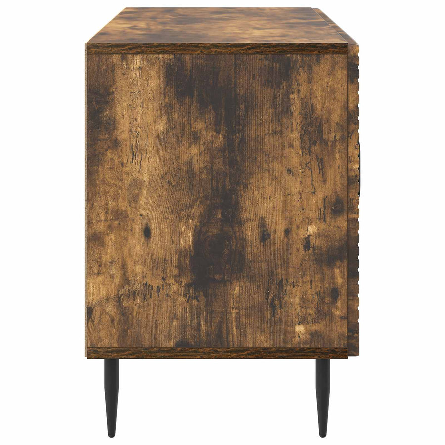 TV-kast Gerookt eiken 99 x 34,5 x 50 cm Bewerkt hout