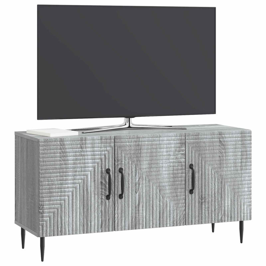 TV-kast Grijs sonoma 99 x 34,5 x 50 cm Bewerkt hout