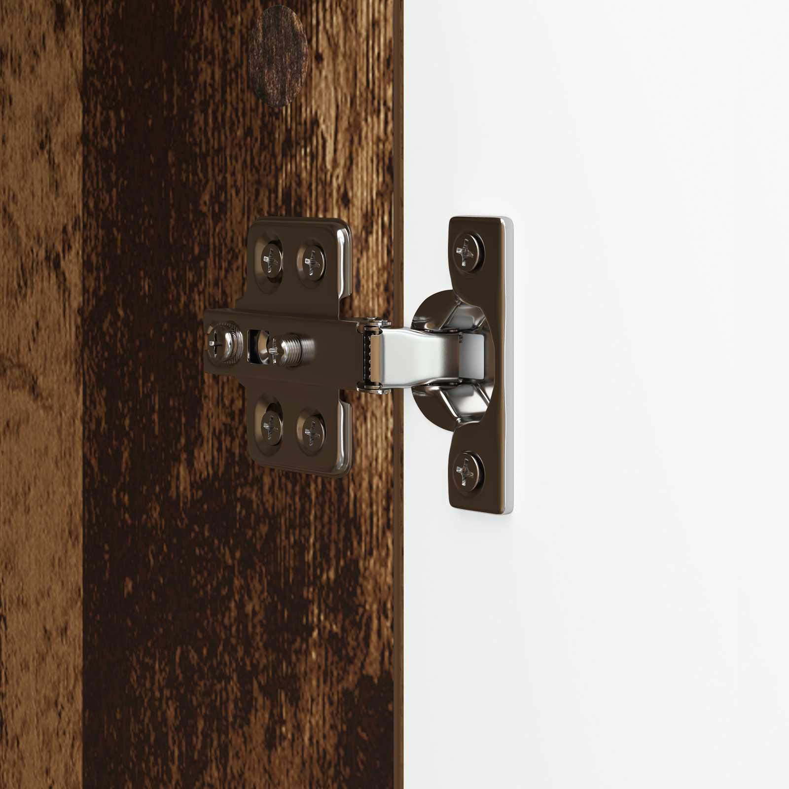 TV-kast Oud hout 99 x 34,5 x 50 cm Bewerkt hout