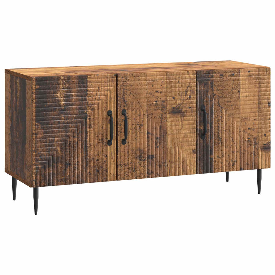 TV-kast Oud hout 99 x 34,5 x 50 cm Bewerkt hout