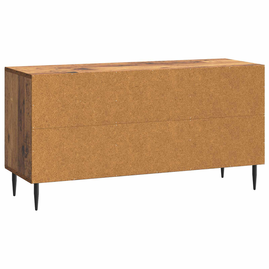TV-kast Oud hout 99 x 34,5 x 50 cm Bewerkt hout