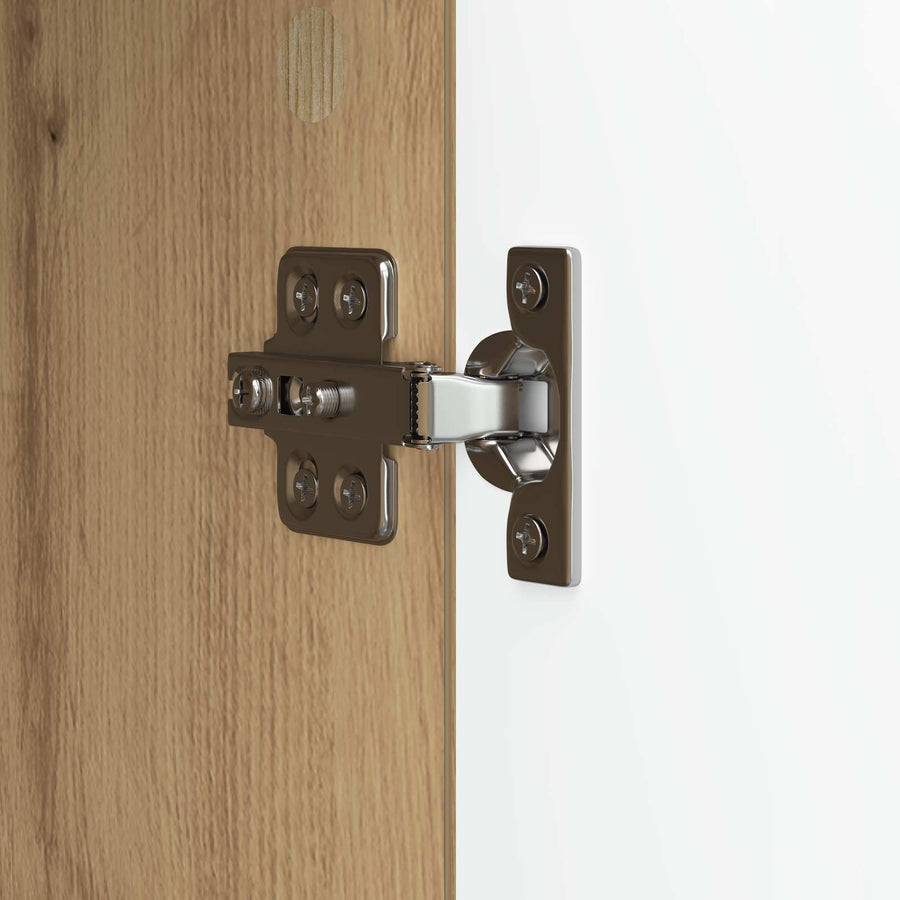 TV-kast Artisanaal eiken 99 x 34,5 x 50 cm Bewerkt hout