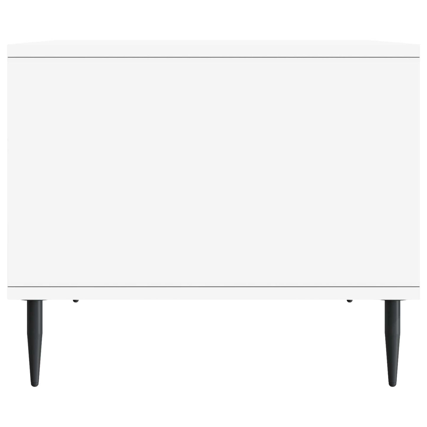 Salontafel Wit 90 x 50 x 40 cm Bewerkt hout
