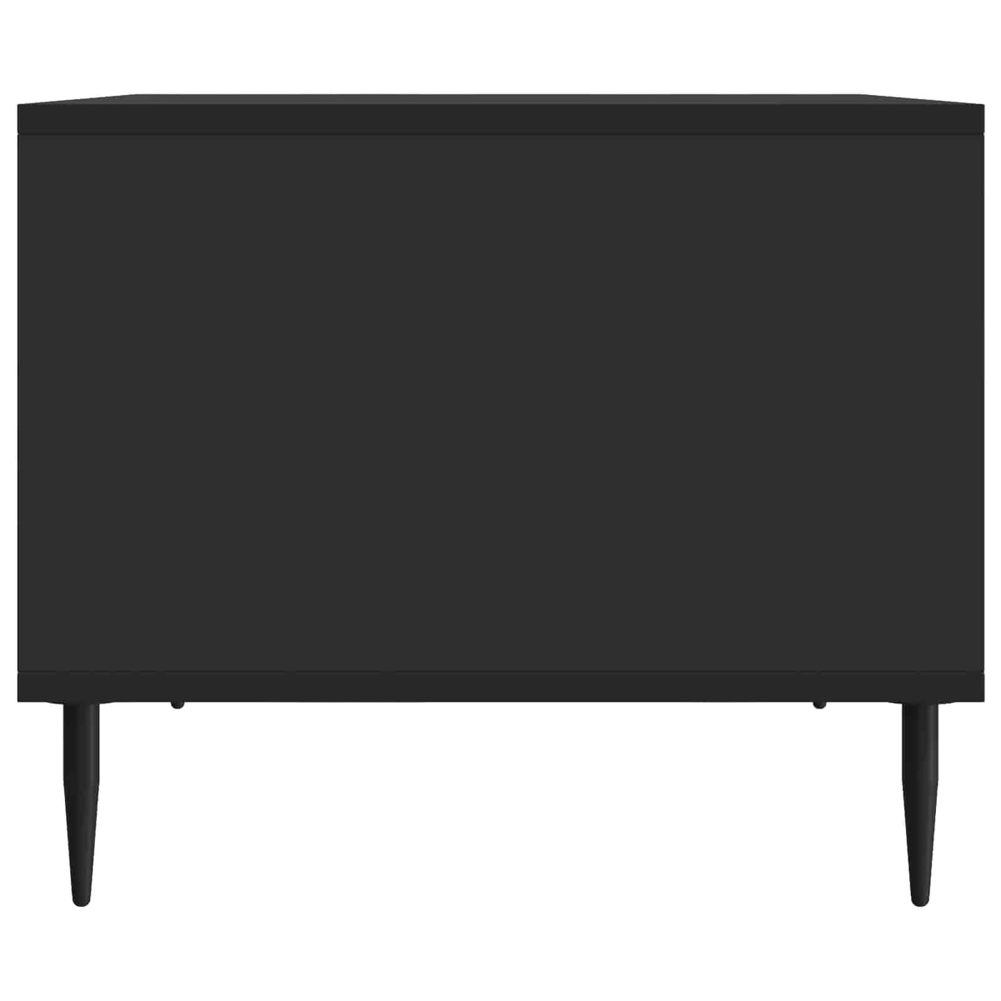Salontafel Zwart 90 x 50 x 40 cm Bewerkt hout