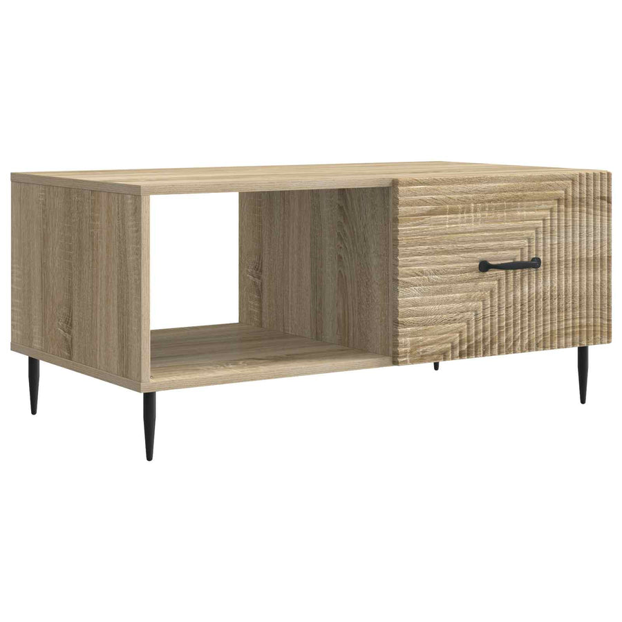 Salontafel Sonoma Eiken 90 x 50 x 40 cm Bewerkt hout