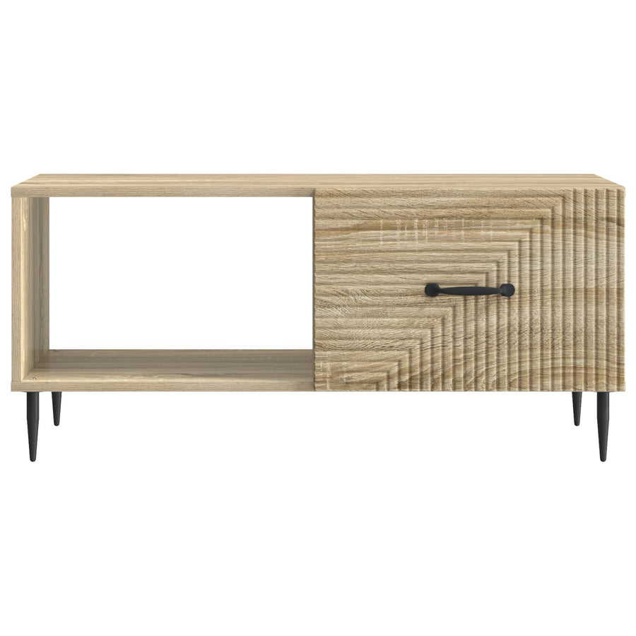 Salontafel Sonoma Eiken 90 x 50 x 40 cm Bewerkt hout