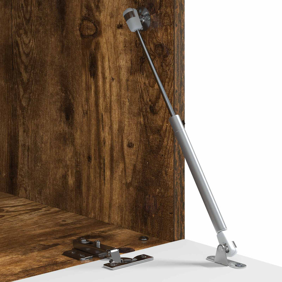 Salontafel Gerookt eiken 90 x 50 x 40 cm Bewerkt hout